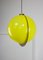 Italian Space-Age Yellow Pendant Lamp 6