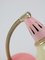 Petite Lampe de Bureau Mid-Century en Laiton Rose 3