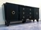 French Art Deco Black Lacquered Mahogany Sideboard, 1940s, Image 2