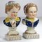 Vintage Staffordshire Busts, Set of 2 3