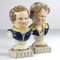 Bustes Staffordshire Antiques, Set de 2 2