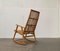 Mid-Century German Rattan Rocking Chair from Deutschen Werkstätten Hellerau, 1960s 17