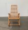 Rocking Chair Mid-Century en Rotin de Deutschen Werkstätten Hellerau, Allemagne, 1960s 16