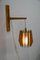 Chandelier and Wall Lamp from Drevo Humpolec, 1970s, Set of 2 7