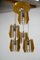 Chandelier and Wall Lamp from Drevo Humpolec, 1970s, Set of 2 10
