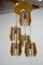 Chandelier and Wall Lamp from Drevo Humpolec, 1970s, Set of 2, Image 10