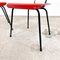 Vintage Red & Black Chairs by Wim Rietveld for Auping, Set of 2 12