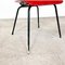 Vintage Red & Black Chairs by Wim Rietveld for Auping, Set of 2 6