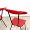 Vintage Red & Black Chairs by Wim Rietveld for Auping, Set of 2 15