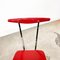 Chaises Vintage Rouges et Noires par Wim Rietveld pour Auping, Set de 2 9