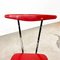 Vintage Red & Black Chairs by Wim Rietveld for Auping, Set of 2, Image 10