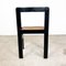 Vintage Black Chair with Cane Seat 5