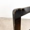 Schwarzer Vintage Stuhl mit Sitz aus Schilfrohr 10