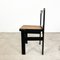 Vintage Black Chair with Cane Seat 6