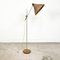 Vintage Floor Lamp with Cane Shade 1