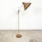 Vintage Floor Lamp with Cane Shade 9