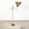 Vintage Floor Lamp with Cane Shade 8