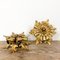 Small Vintage Golden Flower Ceiling Lamps from Banci Firenze, Set of 2 1