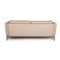Beige Leather 2-Seater Sofa from FSM 7