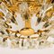 Lampada in cristallo e ottone dorato di Stilkronen, Italia, Immagine 5