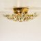 Lampada in cristallo e ottone dorato di Stilkronen, Italia, Immagine 8