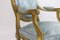 Louis XVI Style Armchairs in Gilded Wood, 1880, Set of 2, Image 8