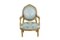 Louis XVI Style Armchairs in Gilded Wood, 1880, Set of 2, Image 2