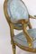 Louis XVI Style Armchairs in Gilded Wood, 1880, Set of 2 7