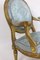 Louis XVI Style Armchairs in Gilded Wood, 1880, Set of 2, Image 7
