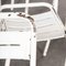 French White Metal Stacking Outdoor Chairs, 1950s, Set of 8, Image 8