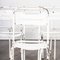 French White Metal Stacking Outdoor Chairs, 1950s, Set of 8, Image 6