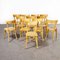 French Luterma Bentwood Model Ob Dining Chairs by Marcel Breuer, 1950s, Set of 12 1