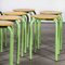 French Stacking School Stools in Mint, 1960s, Set of 8 2