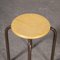 French Brown Stacking School Stools, 1960s, Set of 6, Image 10
