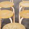 French Stacking School Stools in Pink, 1960s, Set of 8 3