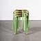 French Stacking School Stools in Mint, 1960s, Set of 4 4