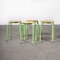 French Stacking School Stools in Mint, 1960s, Set of 4 1