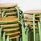 French Stacking School Stools in Mint, 1960s, Set of 24 2