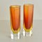 Faceted Glass Vases, Set of 4 5