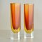 Faceted Glass Vases, Set of 4 4