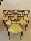 Antique Victorian Carved Rosewood Dining Chairs, Set of 6, Image 4