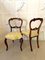 Antique Victorian Carved Rosewood Dining Chairs, Set of 6 7