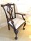 Antique Victorian Carved Mahogany Desk Chair 11