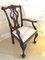 Antique Victorian Carved Mahogany Desk Chair, Image 11