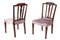 Antique Mahogany Hepplewhite Style Side Chairs, Set of 2 2