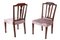 Chaises d'Appoint Style Hepplewhite Antiques en Acajou, Set de 2 2