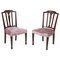 Antique Mahogany Hepplewhite Style Side Chairs, Set of 2 1