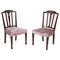 Chaises d'Appoint Style Hepplewhite Antiques en Acajou, Set de 2 1