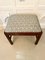 Antique Victorian Mahogany Footstool 5