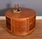 Teak Round Squared Drum Coffee Table from Nathan 4